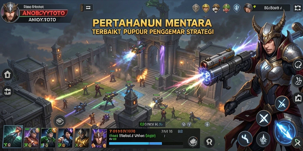 Gameplay menantang di ANOBOYTOTO dengan strategi menara yang menarik.