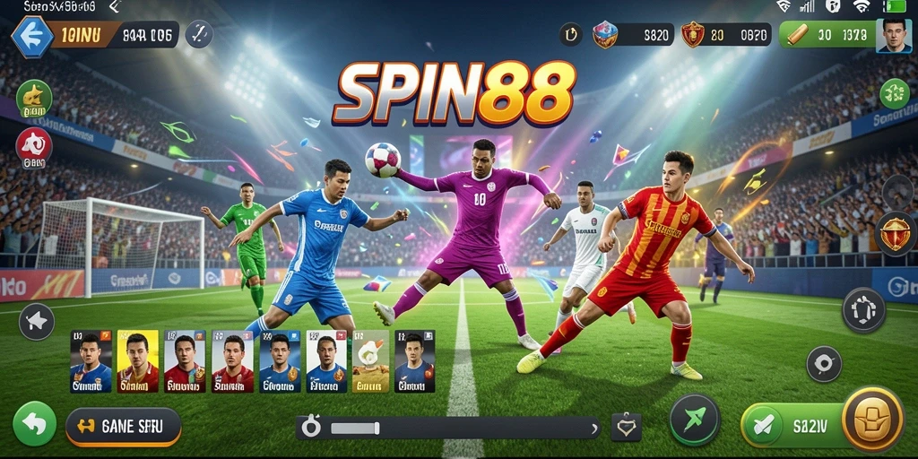 Tampilan gameplay SPIN88 yang seru dan mendebarkan dalam aksi olahraga.