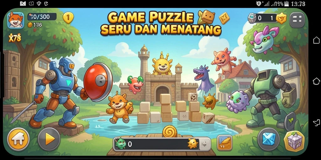 Gameplay seru X78 yang menantang di setiap level.